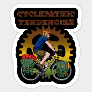 Cyclepathic Tendencies Touring Edition Sticker